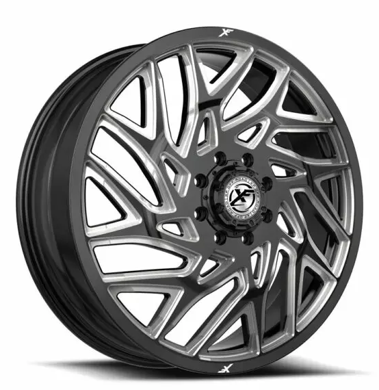 XF Off-Road XF-229 Dually Front 20x8.25 8x210 +110 Cb 154.3 Gloss Black & Milled