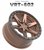 VORTEK VRT-602 17X9 6X135 6X139.7 0 CB 106.1 MATTE BRONZE WITH BLACK BEAD RING