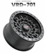 Vortek VRD-701 ARMOR 20x9.5 8x170 8x180 0 Cb 125.1 Matte Black