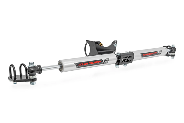 Rough Country V2 Steering Stabilizer Dual | 2-8 Inch Lift | Ford F-250/F-350 Super Duty (05-26)