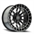 ARENA A102 RECON 17X9 6X139.7 -12MM GLOSS BLACK CENTER MACHINED DDT LIP