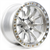 ARENA A103 MISSION 6 17x9 6x139.7 0MM GLOSS SILVER MACHINED