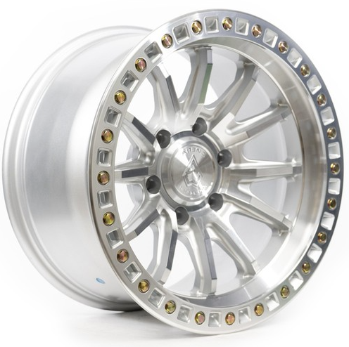 ARENA A103 MISSION 6 17x9 6x139.7 0MM GLOSS SILVER MACHINED