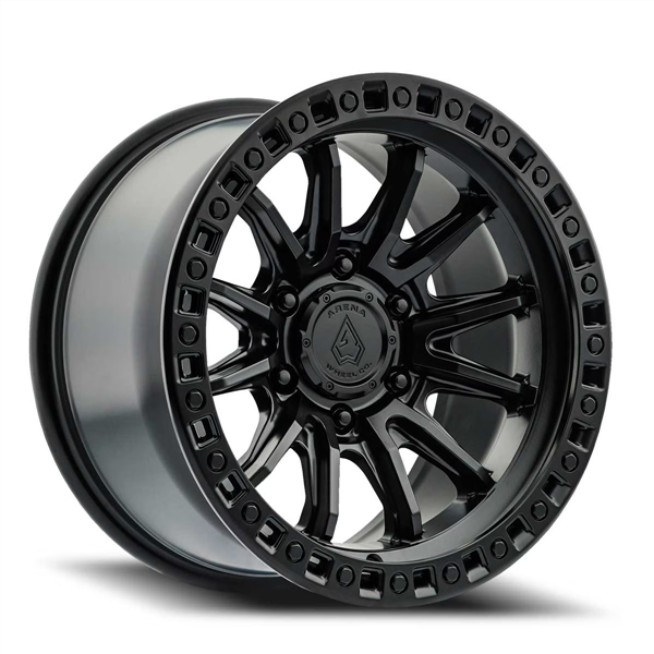 ARENA A103 MISSION 6 17x9 6X135 -12MM SATIN BLACK