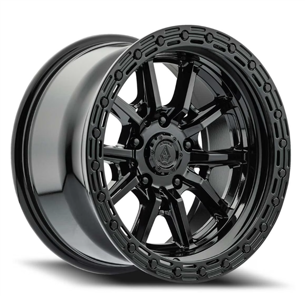ARENA A106 TREK 5 17X9 5X127 1MM GLOSSY BLACK