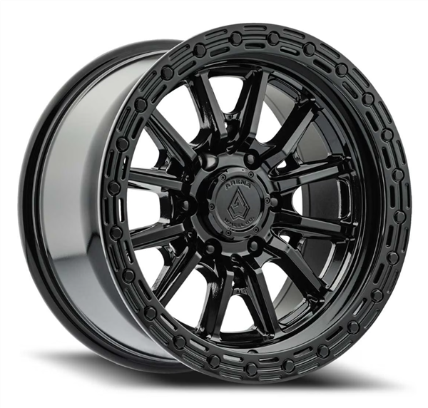 ARENA A106 TREK 6 17X9 6X139.7 1MM GLOSSY BLACK