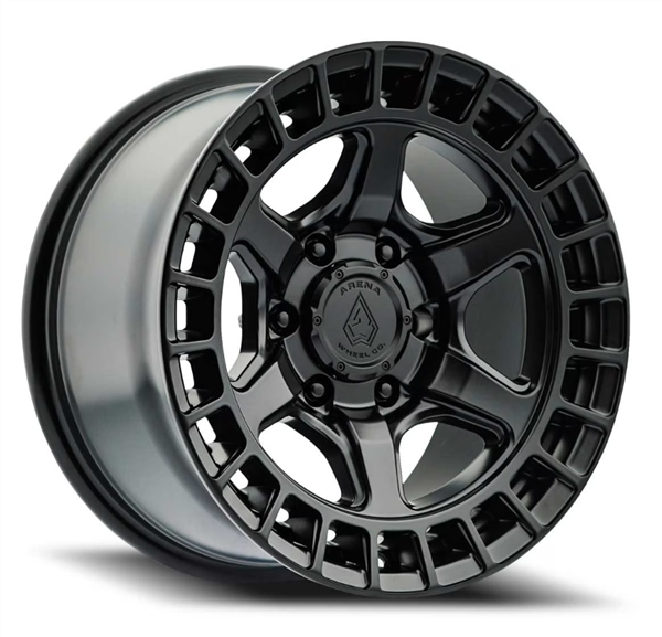 ARENA A107 TORQUE 17X9 6X139.7 -12MM SATIN BLACK