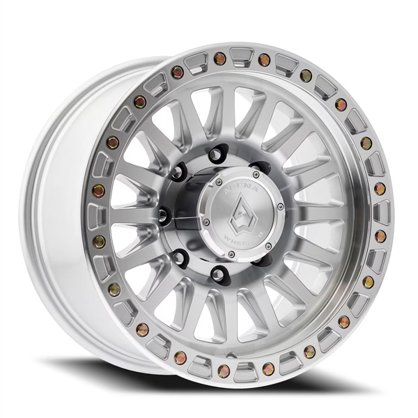 ARENA A108 TROPHY 18X9 8X180 0MM GLOSS SILVER MACHINED