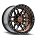 ARENA A109 A109 HUSTLE 6 18X9 6X139.7 1MM SMOKED BRONZE CENTER SATIN BLACK LIP