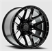 Arena 17x9 Arena A114 Battle Gloss Black 6x5.5/139.7 -12mm