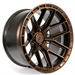Arena A114 Battle Wheel 17x9 6x139.7 Smoked Bronze