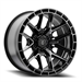 A114 BATTLE 20X10 6X139.7 -18MM GLOSSY BLACK MACHINED DDT FACE AND LIP
