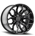 ARENA A116 COBRA 22X10 6X135 -18MM SATIN BLACK