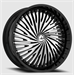 Azara AZA-526 18x8 5x112 5x114.3 +35 Cb 74.1 Gloss Black & Machined