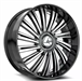 Azara AZX-102 18X8.0 5x114.3 5x120 +35 Cb 74.1 Gloss Black & Machined