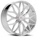 Cavallo CLV-37 22x8.5 5x114.3 5x120 +38 Cb 74.1 Nano Chrome
