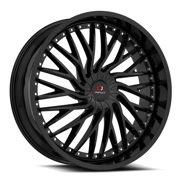 Cavallo CLV-45 18x8.0 5x100 5x114.3 +35 Cb 74.1 Gloss Black & Machined