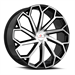 Cavallo CLV-51 20x8.5 5x114.3 5x120 +35 Cb 74.1 Gloss Black & Machined