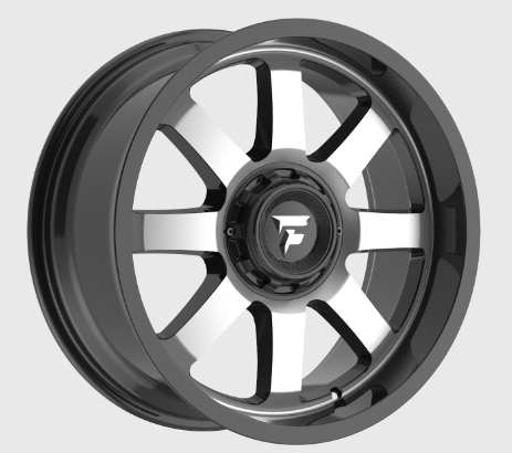 FITTIPALDI OFF ROAD FA16MB 17X9, ET -12, PCD 5X5.00/5X5.50, CB 78.1-GLOSS BLACK MACHINED