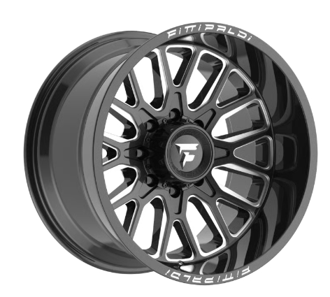 FITTIPALDI OFF ROAD FA18BM 20X12, ET -44, PCD 8X170, CB 125.2-GLOSS BLACK MILLED
