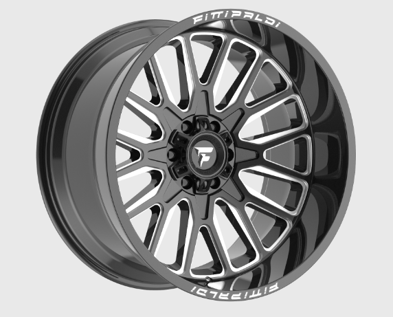 FITTIPALDI OFF ROAD FA18BM 22X12, ET -44, PCD 8X170, CB 125.2-GLOSS BLACK MILLED