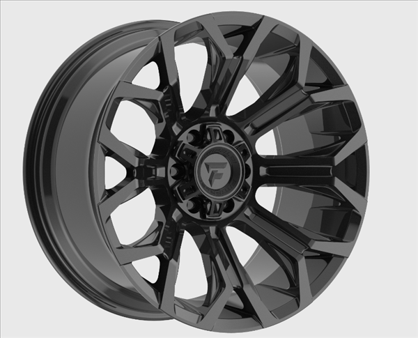 FITTIPALDI OFF ROAD FA21B 20X9, ET +18, PCD 8X180, CB 124.3-GLOSS BLACK