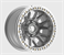 FITTIPALDI FB151M 17X9, PCD 5X5.00, ET -38, CB 71.5-MACHINED SILVER