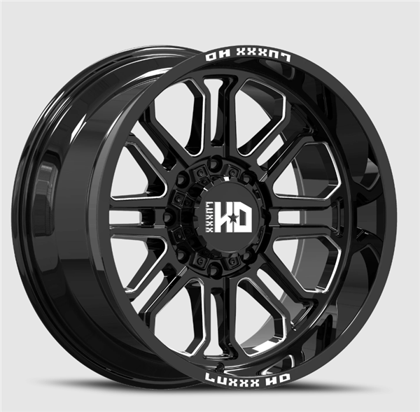LHD35 20X10 5150/139.7 -19 110 Gloss Black Milled