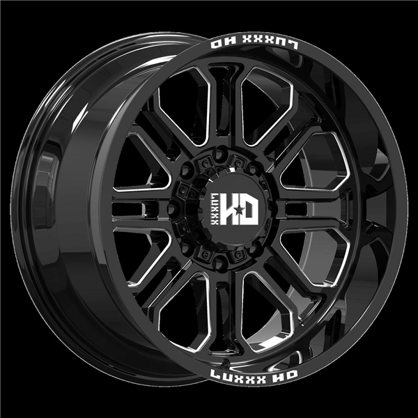 LHD35 20X10 8165 -19 125.1 Gloss Black Milled