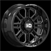 LHD35 20X10 8X180 -19 124.2 Gloss Black Milled