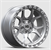 LHD40 17X9 6X135 / 6X139.7 -6 106.1 SATIN SILVER