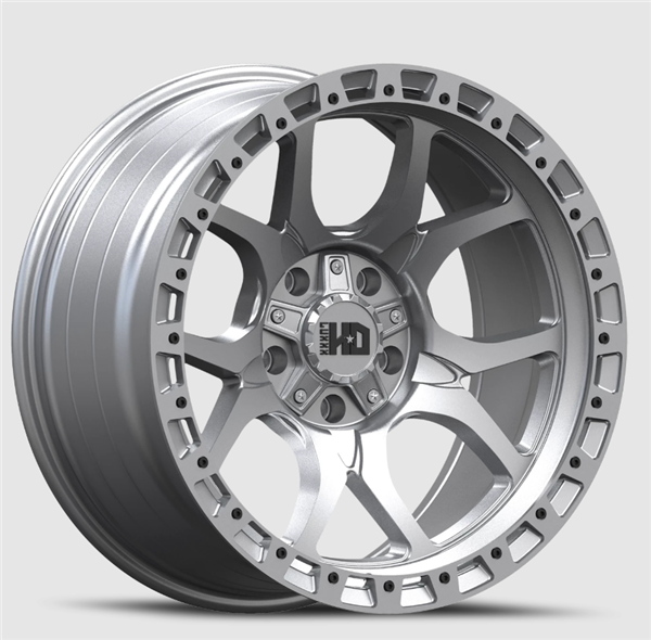 LHD40 17X9 6X135 / 6X139.7 -6 106.1 SATIN SILVER
