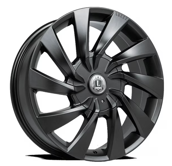 20" Luxxx Alloys Wheels Lux30 Satin Black Rims