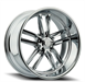 RESTO R103 MAVERICK 18X8 5X127 1MM MILLED WINDOW CHROME PLATED