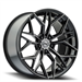SELECT S105 SYNDICATE 20x9 SYNDICATE 5x114.3 38 CB72.69 GLOSSY BLACK MACHINED DDT FACE AND LIP
