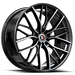Spec-1 SP-61 18x8.0 4x100 4x114.3 +38 Cb 73.1 Gloss Black & Machined