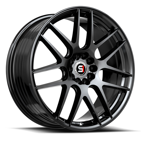 Spec-1 SP-65 17x8.0 5x112 5x114.3 +42 Cb 73.1 Gloss Black