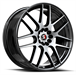 Spec-1 SP-65 17x8.0 4x100 4x114.3 +42 Cb 73.1 Gloss Black & Machined