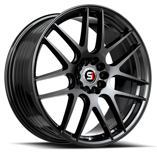 Spec-1 SP-65 18x9.0 4x100 4x114.3 +38 Cb 73.1 Gloss Black