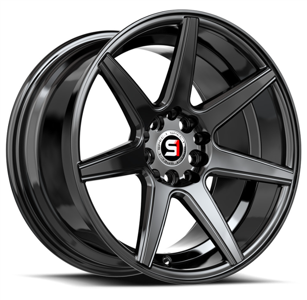 Spec-1 SP-73 17x7.5 4x100 4x114.3 +42 Cb 73.1 Gloss Black