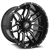 XF-222 20X9 5X127 5X139.7 +12 Cb 78.1 Gloss Black & Milled