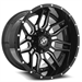 XF-222 20X9 5X127 5X139.7 +12 Cb 78.1 Gloss Black & Milled