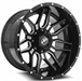 XF Off-Road XF-222 22x12 6x135 6x139.7 -44 Cb 106.4 Gloss Black & Milled