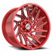 XF Off-Road XF-229 22x12 6x135 6x139.7 -44 Cb 106.4 Anodized Red & Milled