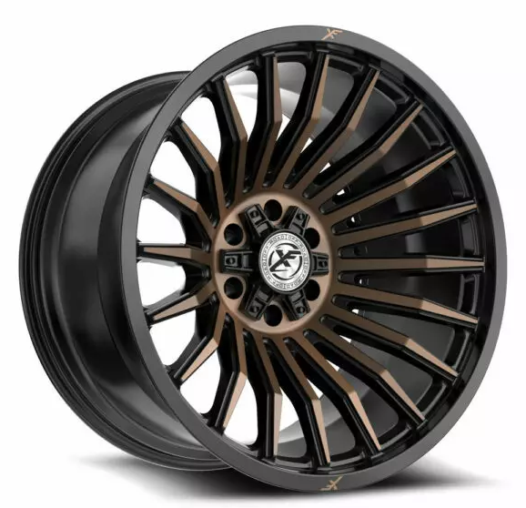 XF Off-Road XF-231 17x9 6x135 6x139.7 +12 Cb 106.4 Satin Black & Bronze Machined Double Dark Tint