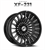 XF OFF-ROAD XF-231 24X14 6X135 6X139.7 -76 CB 106.4 GLOSS BLACK & MILLED
