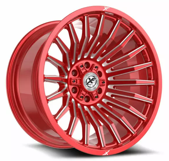 XF Off-Road XF-231 22x12 6x135 6x139.7 -44 Cb 106.4 Anodized Red & Milled