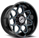 XF Off-Road XF-233 20x10 8x165.1 8x170 -12 Cb 125.2 Gloss Black & Blue Milled