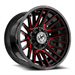 XF Off-Road XF-234 22x12 8x165.1 8x170 -44 Cb 125.2 Gloss Black & Red Machined
