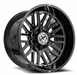 XF Off-Road XF-240 20x10 8x165.1 8x170 -12 Cb 125.2 Gloss Black & Milled